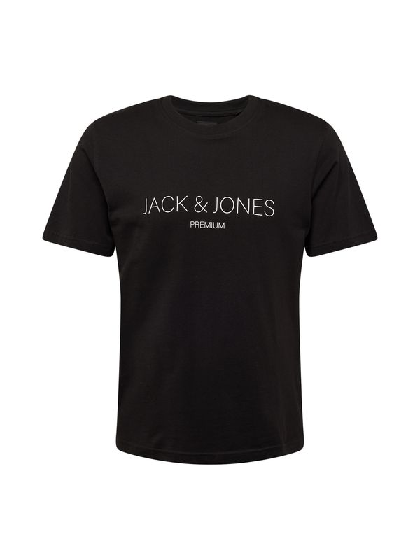 JACK & JONES JACK & JONES Majica 'JPRBLAJARED'  črna / bela
