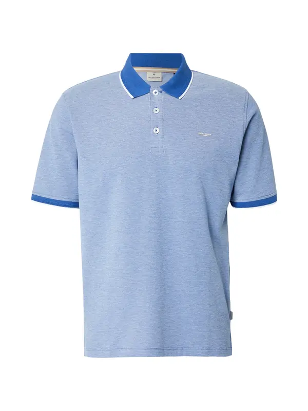JACK & JONES JACK & JONES Majica 'JPRBLUALVES'  azur / progasto modra / bela