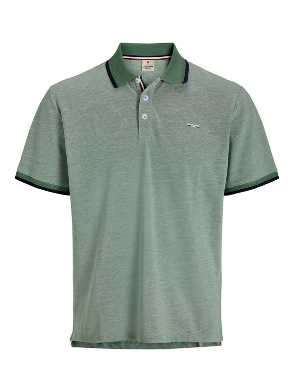 JACK & JONES JACK & JONES Majica 'JPRBLUALVES'  temno zelena / večbarvno zelena