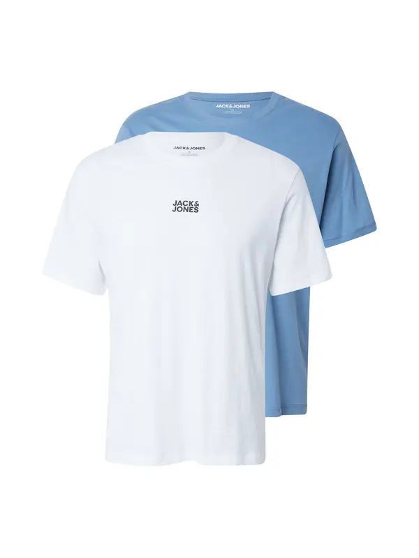 JACK & JONES JACK & JONES Majica 'JWHCLASSIC'  kraljevo modra / bela