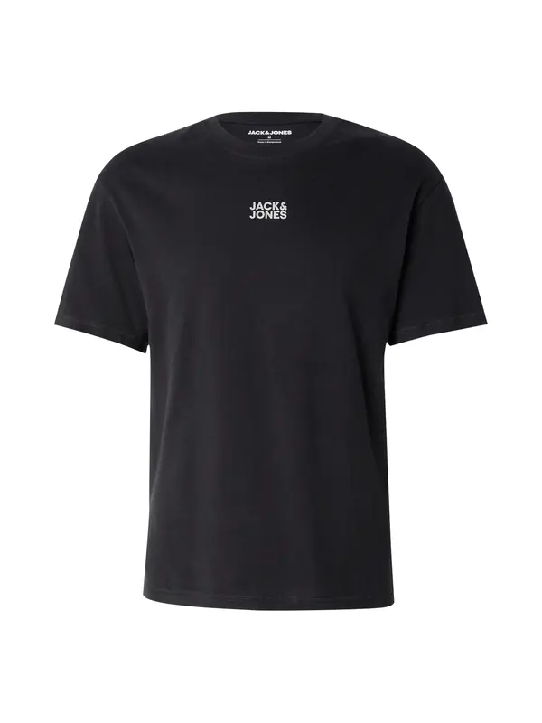 JACK & JONES JACK & JONES Majica 'JWHCLASSIC'  svetlo siva / črna