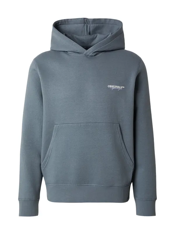 JACK & JONES JACK & JONES Majica 'JWHISLINGTON'  bazaltno siva / bela