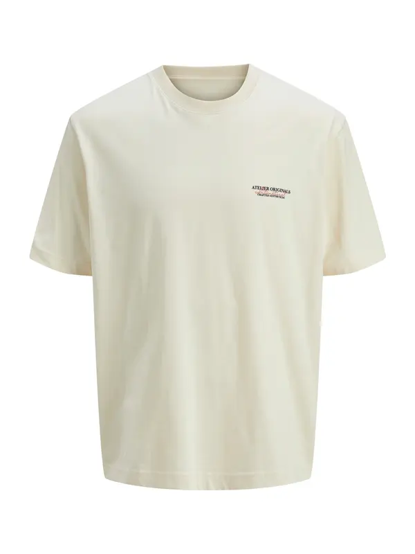JACK & JONES JACK & JONES Majica 'JWHISLINGTON'  marine / krvavo rdeča / volneno bela