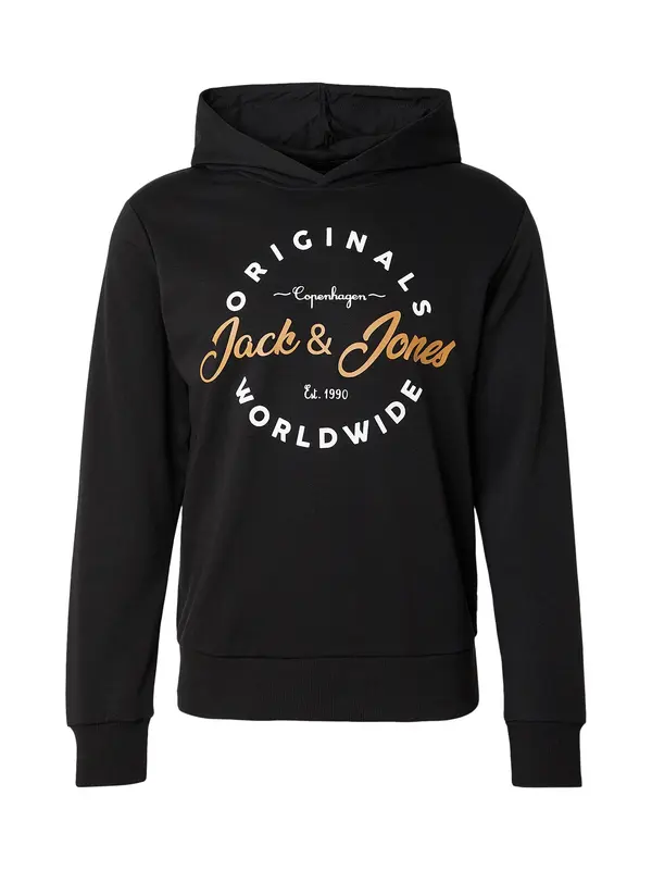 JACK & JONES JACK & JONES Majica 'JWHMILO'  svetlo rjava / črna / bela