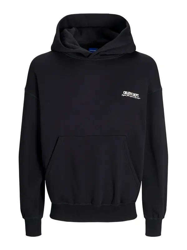 JACK & JONES JACK & JONES Majica 'JWHROXBURY'  črna / bela
