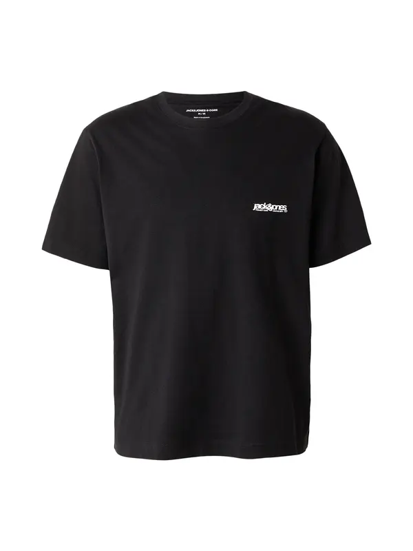 JACK & JONES JACK & JONES Majica 'JWHUNION'  črna / bela