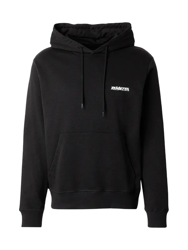JACK & JONES JACK & JONES Majica 'JWHUnion'  črna / bela