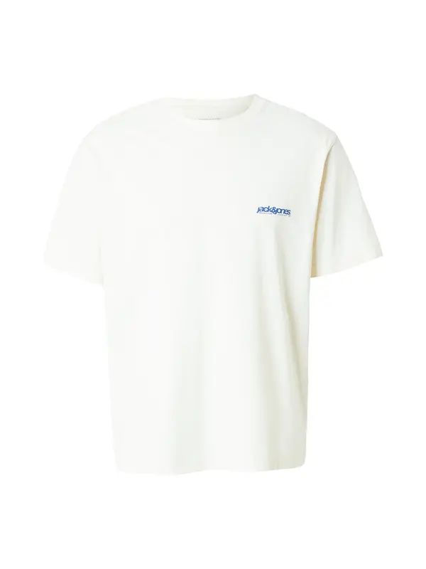 JACK & JONES JACK & JONES Majica 'JWHUNION'  kremna / mornarska