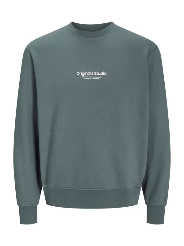 JACK & JONES JACK & JONES Majica 'JWHVESTERBRO'  golobje modra / bela