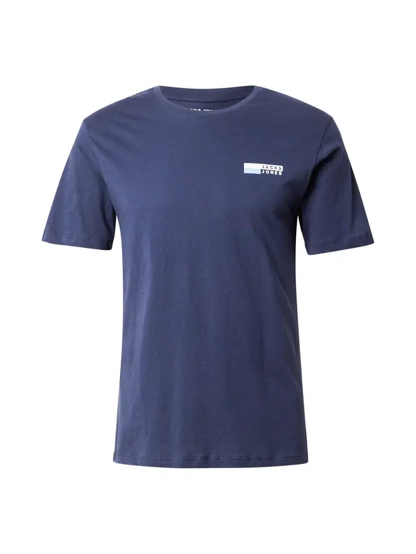 JACK & JONES JACK & JONES Majica 'JWHVESTERBRO'  svetlo modra / temno modra / bela