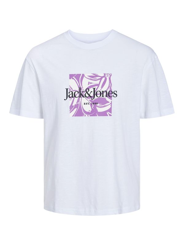 JACK & JONES JACK & JONES Majica 'Lafayette'  majnica / črna / bela / off-bela
