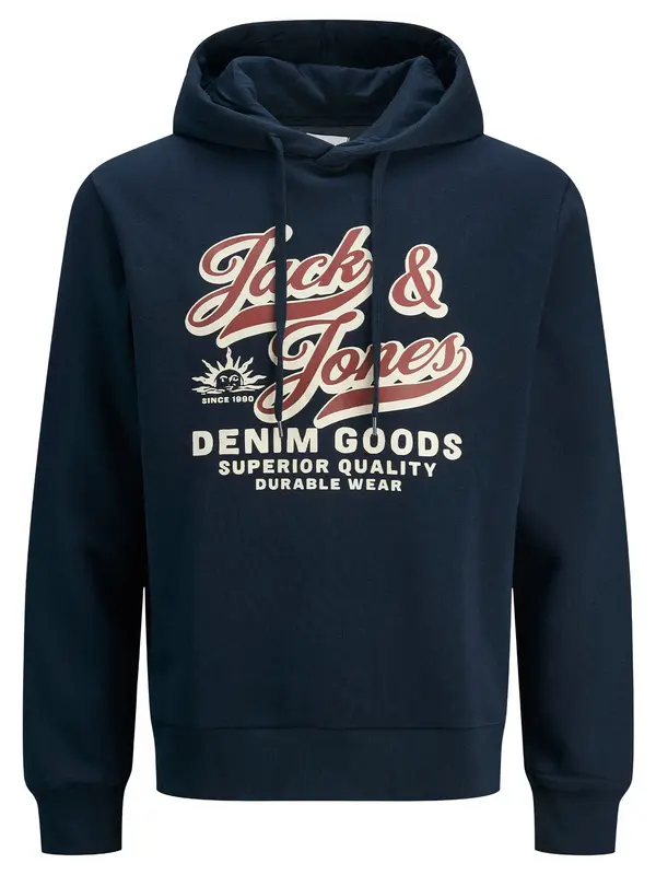 JACK & JONES JACK & JONES Majica 'Logo'  temno modra / mešane barve