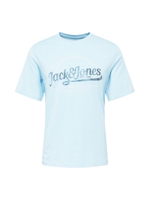 JACK & JONES JACK & JONES Majica 'LOUIE'  svetlo modra / temno modra / bela