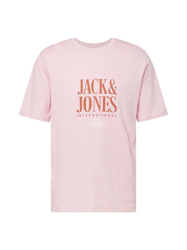 JACK & JONES JACK & JONES Majica 'LUCCA'  temno oranžna / roza / bela