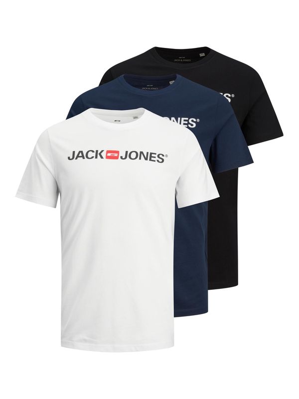 JACK & JONES JACK & JONES Majica  marine / rdeča / črna / bela