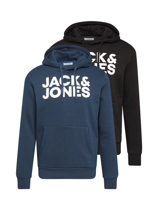 JACK & JONES JACK & JONES Majica  modra / črna / bela