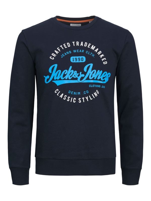 JACK & JONES JACK & JONES Majica  modra / črna