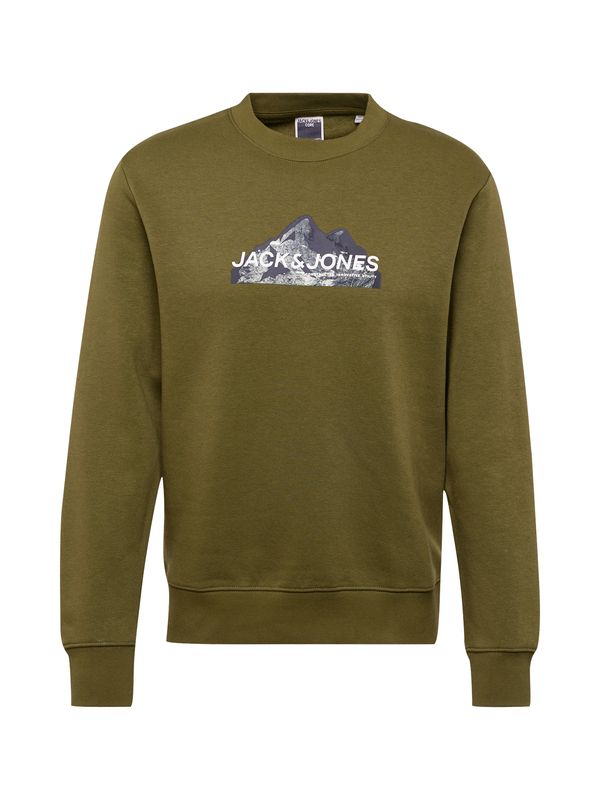 JACK & JONES JACK & JONES Majica  modra / opal / oliva / bela