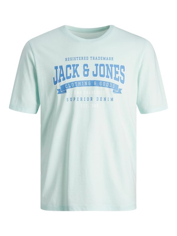 JACK & JONES JACK & JONES Majica  modra / pastelno modra / bela