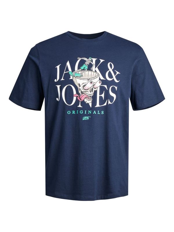 JACK & JONES JACK & JONES Majica  mornarska / mešane barve