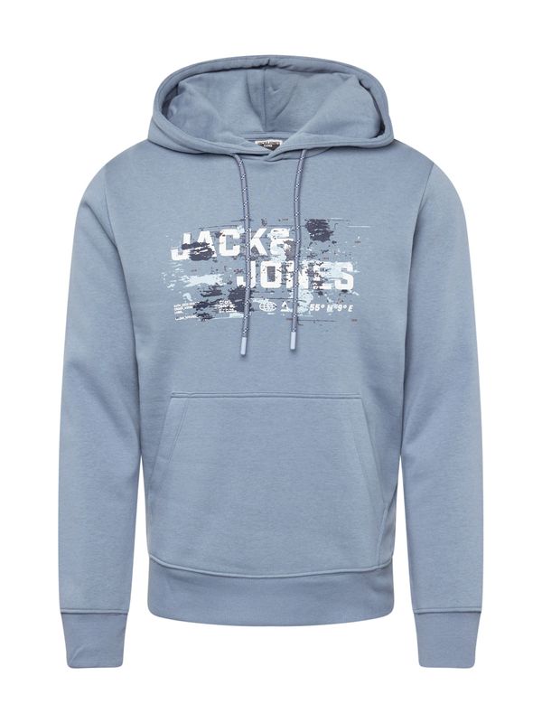 JACK & JONES JACK & JONES Majica  mornarska / opal / nebeško modra / bela