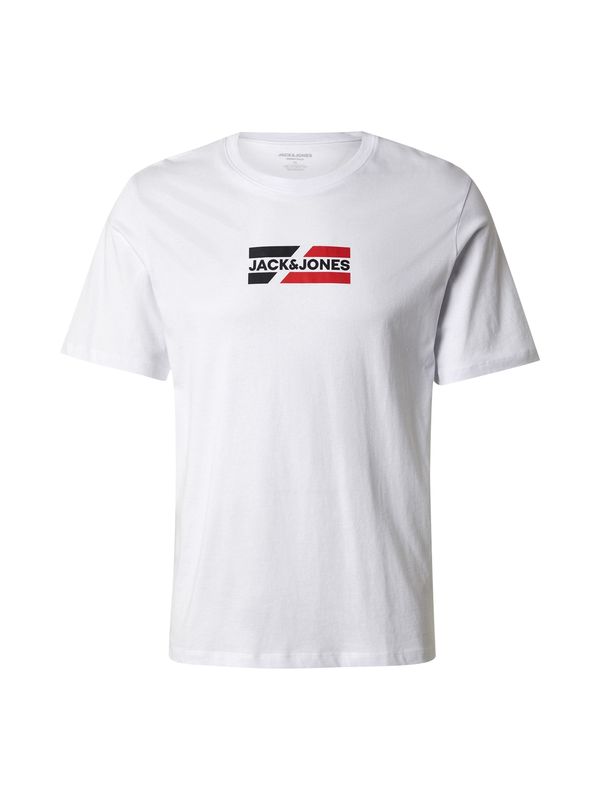 JACK & JONES JACK & JONES Majica  mornarska / rdeča / bela