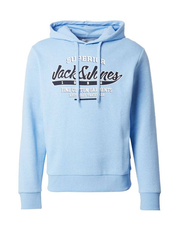 JACK & JONES JACK & JONES Majica  mornarska / svetlo modra / bela