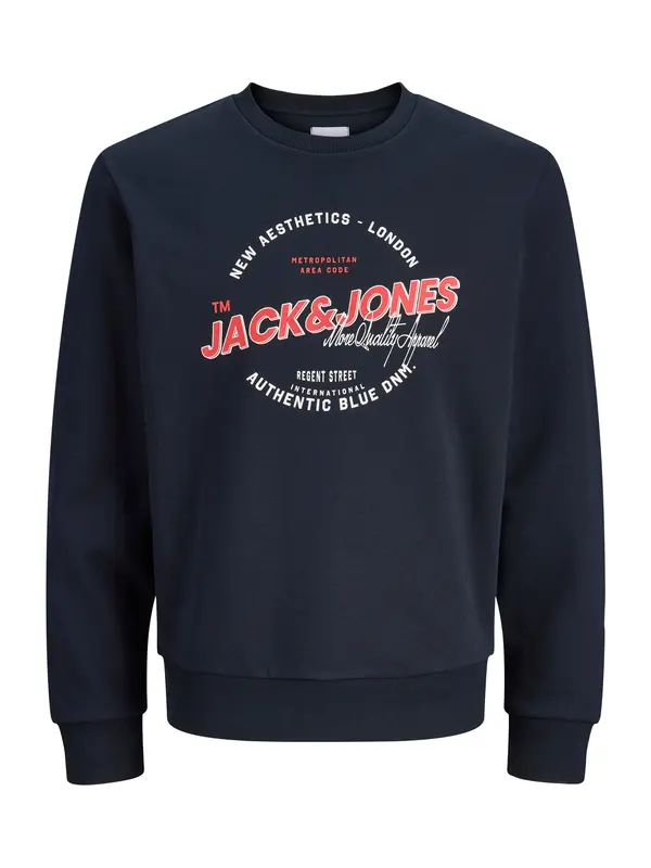 JACK & JONES JACK & JONES Majica  nočno modra / rdeča / bela
