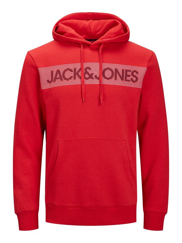 JACK & JONES JACK & JONES Majica  nočno modra / rdeča / bela