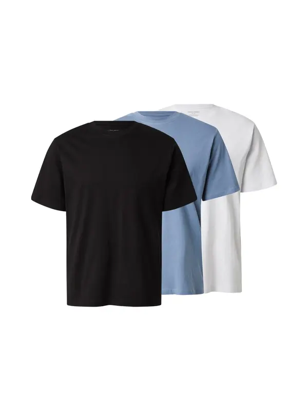 JACK & JONES JACK & JONES Majica  opal / črna / bela