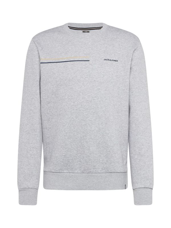 JACK & JONES JACK & JONES Majica 'PARKER'  svetlo siva / črna