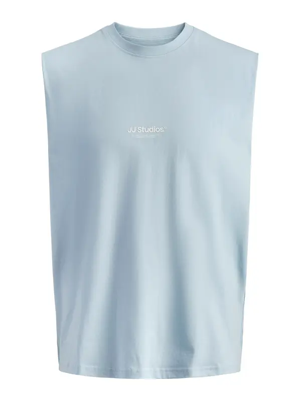 JACK & JONES JACK & JONES Majica  pastelno modra / bela