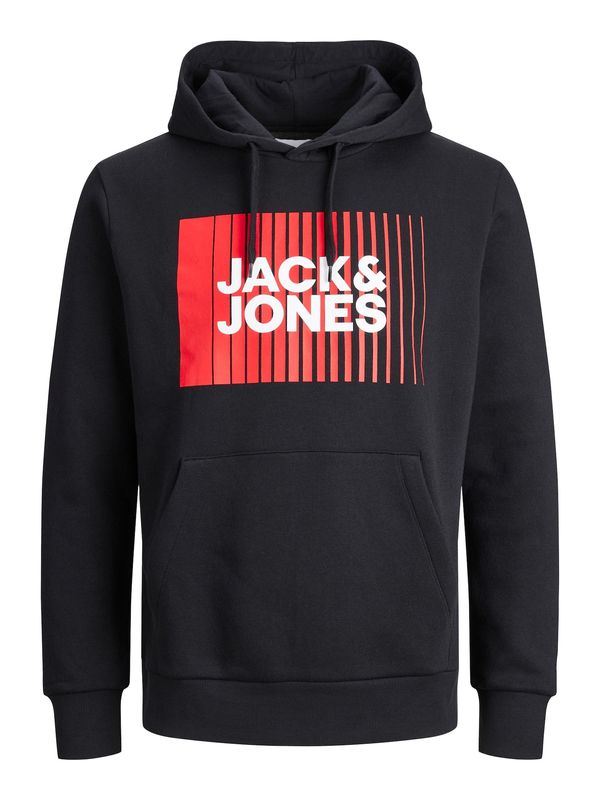 JACK & JONES JACK & JONES Majica  pastelno rdeča / črna / bela