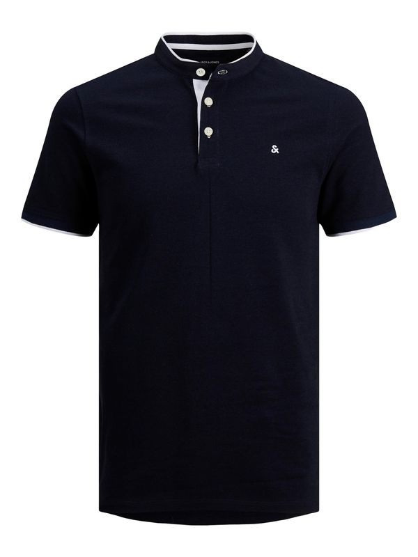 JACK & JONES JACK & JONES Majica 'Paulos'  mornarska / bela