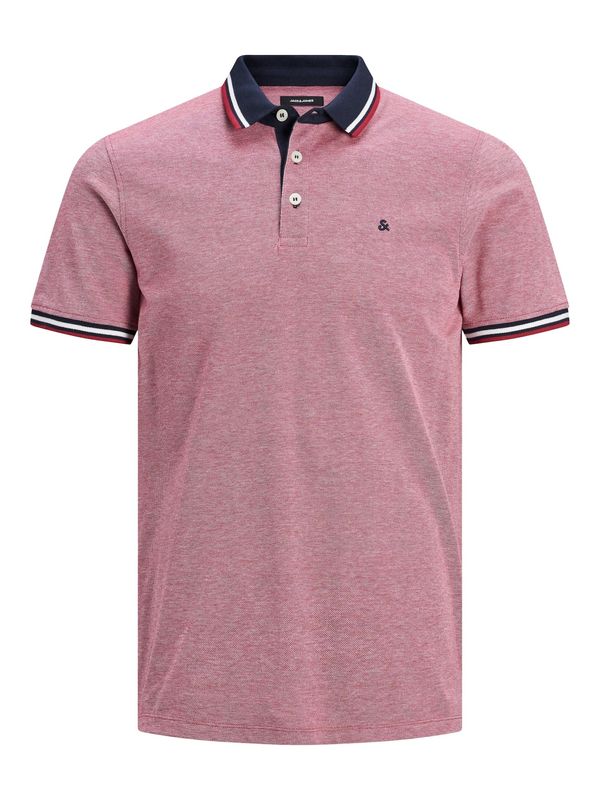 JACK & JONES JACK & JONES Majica 'Paulos'  mornarska / eozin / rdeča / bela