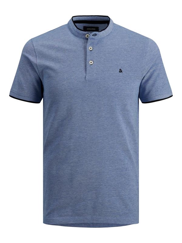 JACK & JONES JACK & JONES Majica 'Paulos'  nočno modra / progasto modra