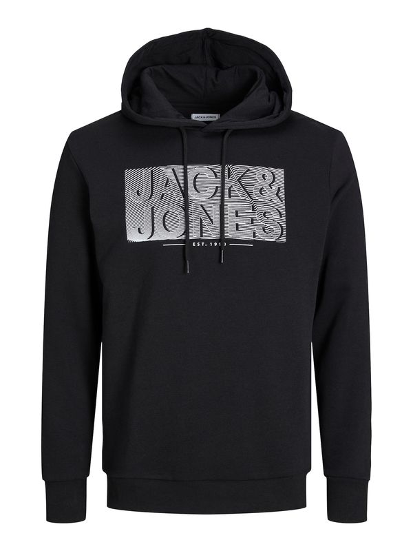 JACK & JONES JACK & JONES Majica 'PETER'  črna / bela