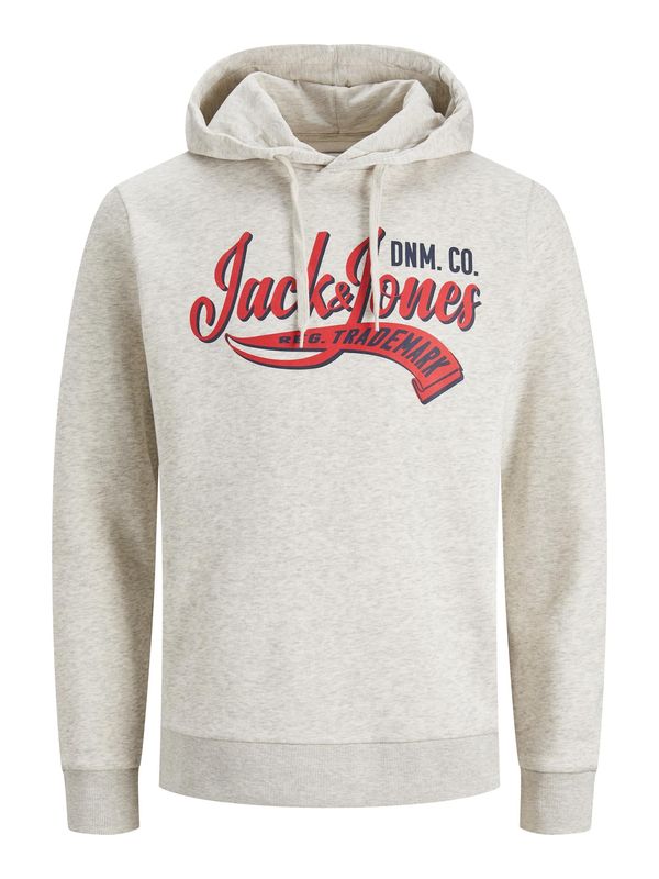 JACK & JONES JACK & JONES Majica  progasto bež / mornarska / rdeča