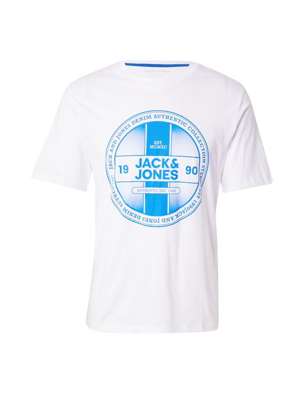 JACK & JONES JACK & JONES Majica 'RIO'  modra / bela