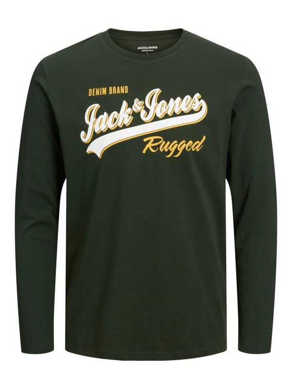 JACK & JONES JACK & JONES Majica  rumena / zelena / bela