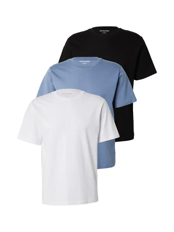 JACK & JONES JACK & JONES Majica  safir / črna / bela