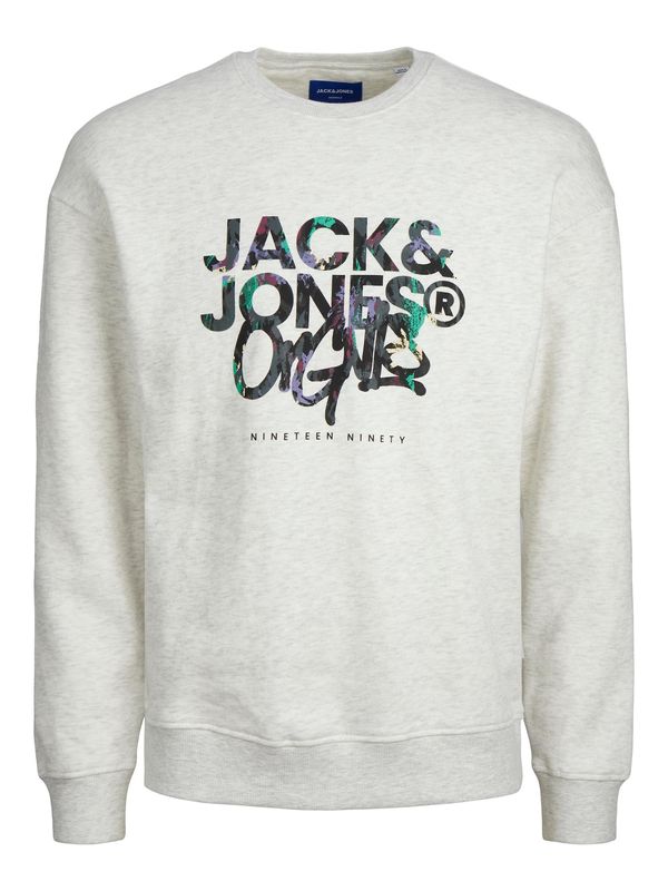 JACK & JONES JACK & JONES Majica 'Silverlake'  travnato zelena / sivka / črna / bela