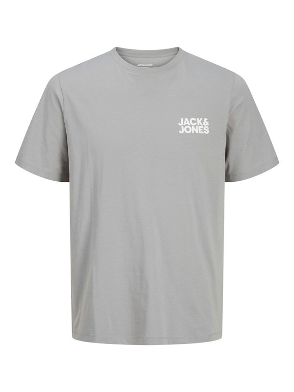 JACK & JONES JACK & JONES Majica  siva / bela