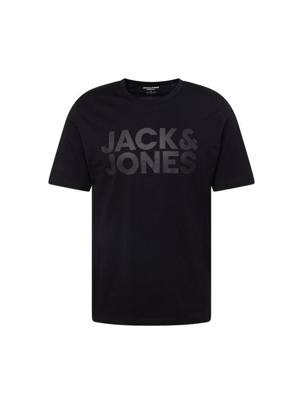 JACK & JONES JACK & JONES Majica  siva / črna