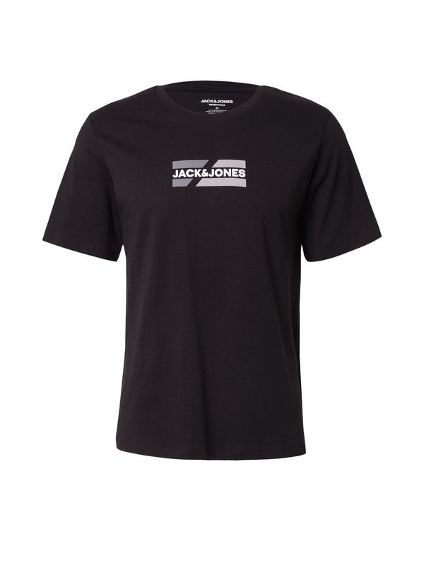 JACK & JONES JACK & JONES Majica  siva / črna / bela