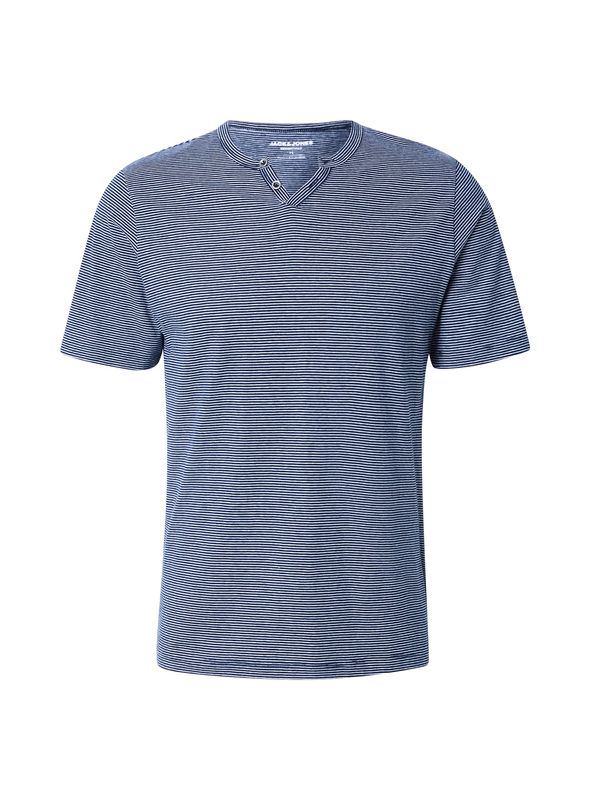 JACK & JONES JACK & JONES Majica  temno modra / bela