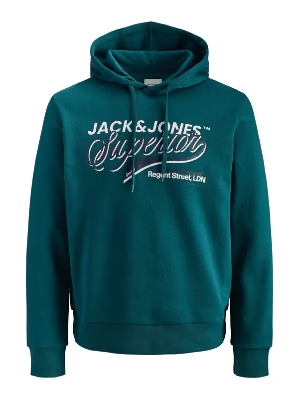 JACK & JONES JACK & JONES Majica  temno modra / petrol / bela