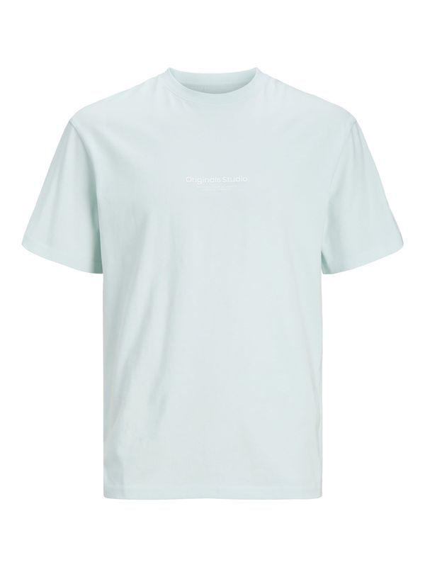 JACK & JONES JACK & JONES Majica 'Vesterbro'  pastelno modra / bela