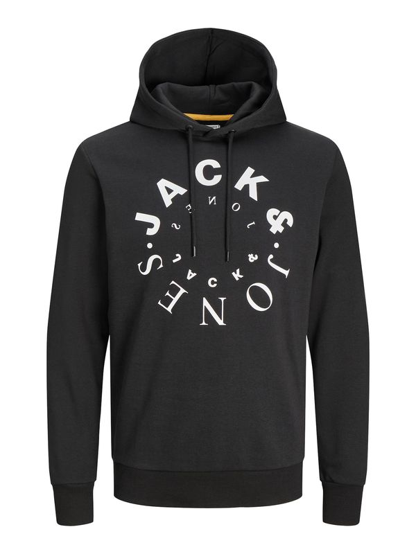 JACK & JONES JACK & JONES Majica 'WARRIOR'  črna / bela