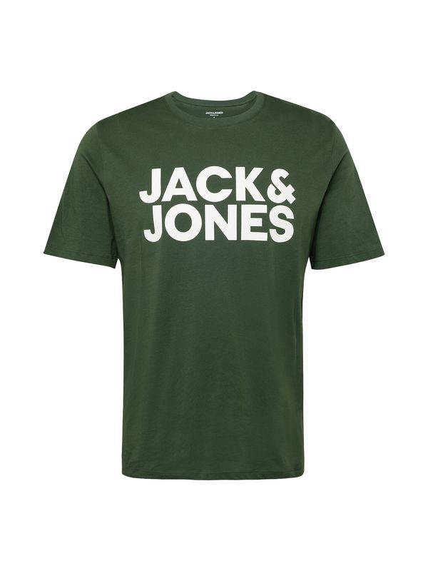 JACK & JONES JACK & JONES Majica  zelena / bela